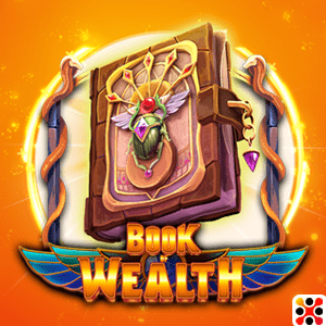 Book of Wealth slot visual from Mancala Gaming available on castlemountainrunning.com