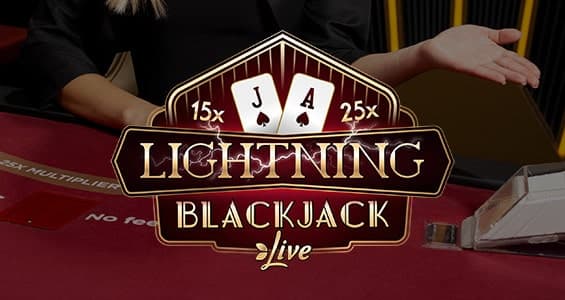 Enjoy Lightning Blackjack by Evolution – logo hosted on castlemountainrunning.com