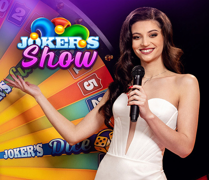 Joker's Show casino game by Skywind Group – featured logo at Bizzo