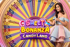 Live Shows logo of Sweet Bonanza CandyLand from Pragmatic Play at Bizzo